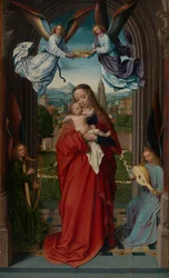 Virgin and Child with Four Angels