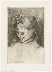 Portrait of a Girl, Facing Left