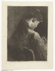 Seated Girl Seen from Behind