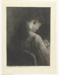 Seated Girl, Seen from the Back