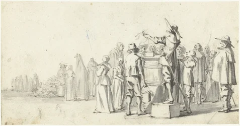 Crier in a Market Square