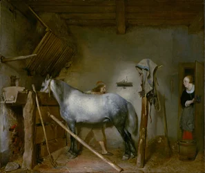 Horse in a Stable