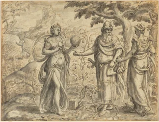 The Seed Received Among the Thorns, from the Parable of the Sower