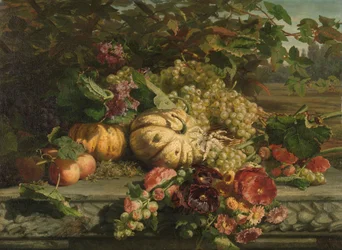 Still Life with Flowers and Fruit
