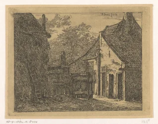Farm with Haystack
