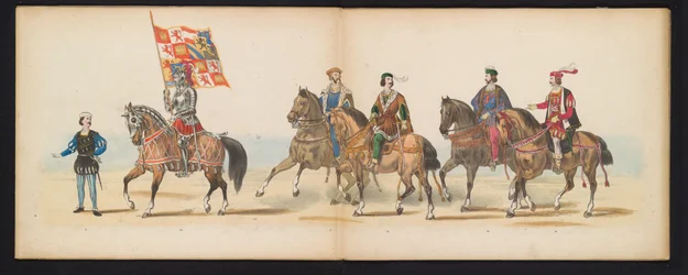 Masquerade of the Leiden Students, 1855 (Plate 7)