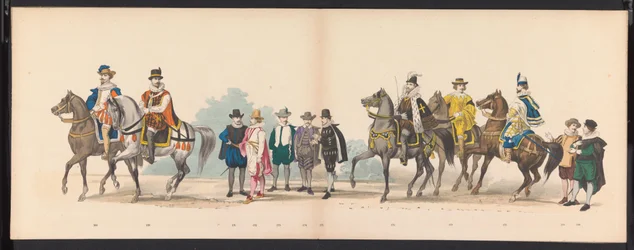 Masquerade of the Leiden Students, 1875 (plate 11) Masquerade Held by the Members of the Leiden Student Corps on June 15, 1875, to Celebrate the 300th Anniversary of the Leiden University, Depicting the Leiden University