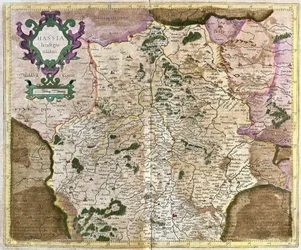Hessen, Kassel, Germany (engraving)