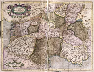 Limousine, Languedoc, Auvergne, Burgundy and Provence, south France