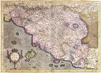 Tuscany, Italy (engraving)