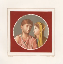 Portrait of a Man and Woman from an Unidentified House in Pompeii
