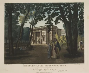 The Hercules Lodge in Rosenborg Garden