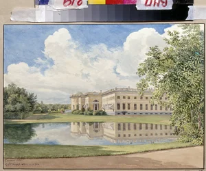 The Alexander Palace in Tsarskoye Selo by Gerhard Wilhelm Von Reutern