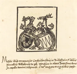 Bookplate of Wilhelm von Zell