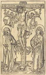 Christ on the Cross with Angels