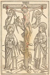 Christ on the Cross with Angels
