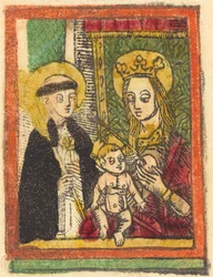Saint Bernard with the Madonna and Child