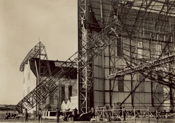 Airship LZ 130 Under Construction
