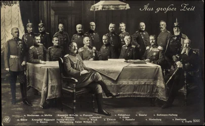 Collage, Wilhelm I and II, Bülow, Hindenburg and More