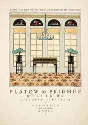 Advertisement for "Flatow & Priemer", from Styl, pub.1922