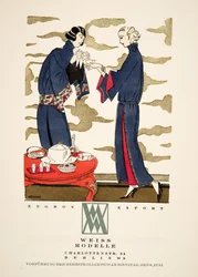 Advertisement for Weiss Modelle, from Styl, pub. 1922