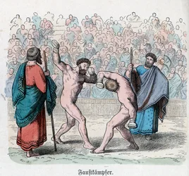 Ancient History. Greece. Athletic Competitions. Fight