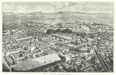 Ancient Rome in the time of the Emperor Marcus Aurelius
