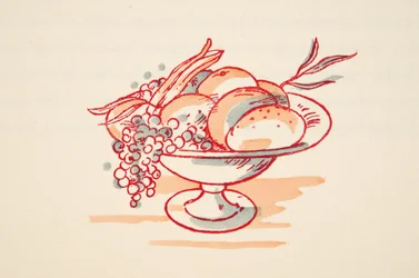Bowl of Fruit, from Styl, pub.1922