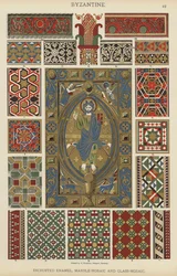 Byzantine, Incrusted Enamel, Marble-Mosaic and Glass-Mosaic