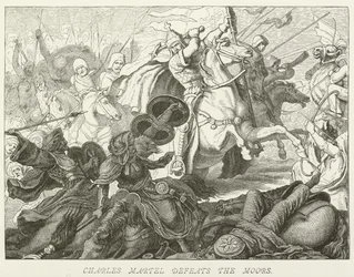 Charles Martel Defeats the Moors