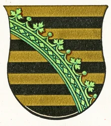 Coat of Arms of Saxony, c.1898