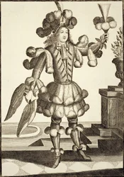 Costume for a Feather Dealer, pub. by Gerard Valck c.1690