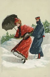 Couple in the snow
