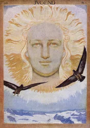 Cover of Jugend, German magazine, depicting the sun
