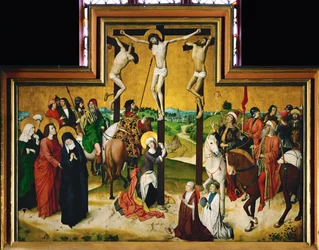 Crucifixion. Panel from an Altar