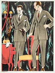 Der Arbiter, outfits by Fasskessel & Muntmann, from Styl, pub.1922