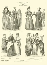 English Costumes, 16th and 17th Century