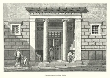 Entrance of an Ancient Greek house