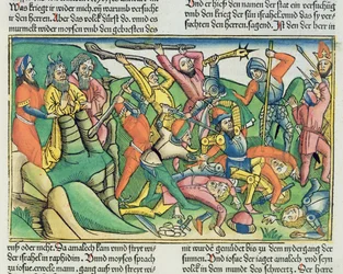 Exodus 17:8-15 Aaron and Hur support Moses