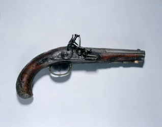 Flintlock Pistol, Barrel Maker Johann Andreas Kuchenreuter (1716-1795), c.1750