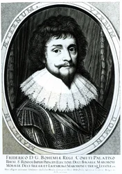 Frederick V (1596-1632), King of Bohemia, Elector Palatine of the Rhine, engraved by Willem Hondius (c.1597-c.1660), 1633