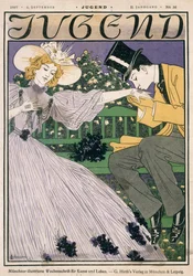 Front cover of Jugend Magazine, 4th September, 1897