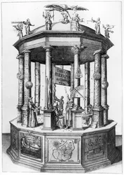Frontispiece to The Rudolphine Tables Compiled by Johannes Kepler, Published in 1627