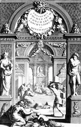 Frontispiece to Thesaurus Imaginum Piscium Testaceorum by Georg Eberhard Rumphius, edition published in 1739