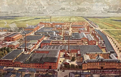 General View of the Krupp Grusonwerk Armaments Works, Magdeburg, Germany