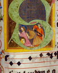 Historiated Initial S with the decollation of Saint John the Baptist, from the Gradual of Friedrich Zollner of Langenzenn, 1439-42