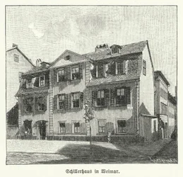 House of the Poet, Playwright and Philosopher Friedrich Schiller, Weimar, Germany