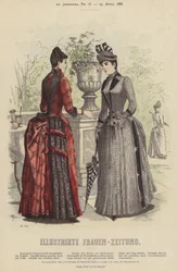 Illustration for Illustrirte Frauen-Zeitung