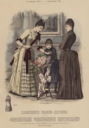 Illustration for Illustrirte Frauen-Zeitung