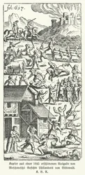 Illustration from a 1645 edition of German writer Johann Michael Moscherosch